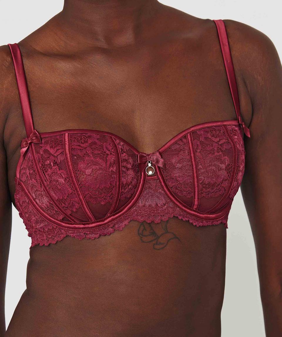 Bethany Underwire Bra -Berry