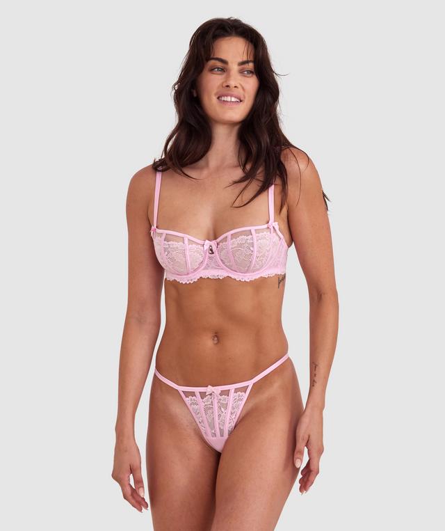 Bethany Underwire Bra - Dusty Pink