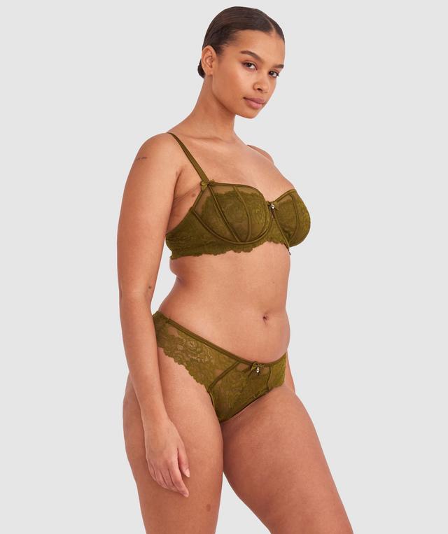 Bethany Underwire Bra - Khaki