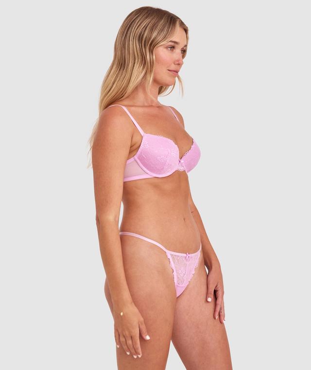 Betsie High Leg String - Light Purple