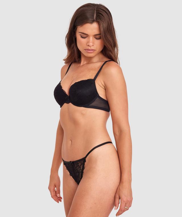 Betsie Push Up Bra - Black
