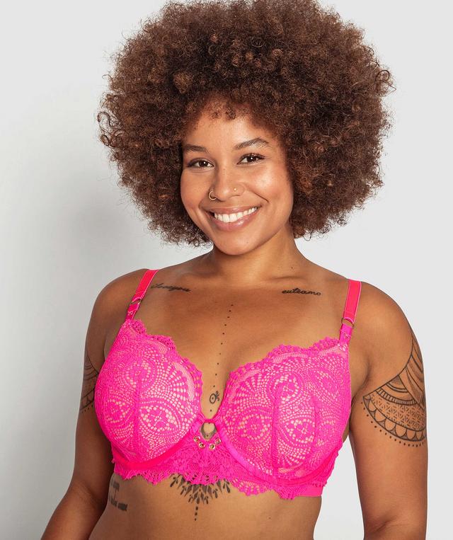 Blair Plunge Full Cup Bra - Pink