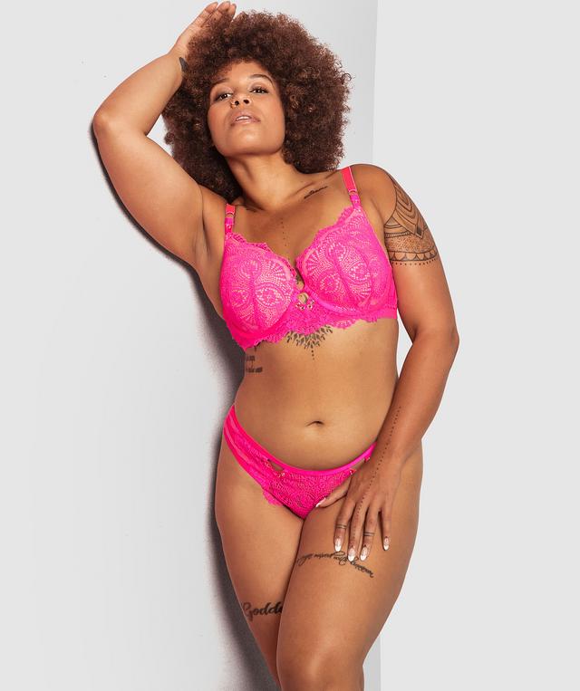 Blair Plunge Full Cup Bra - Pink
