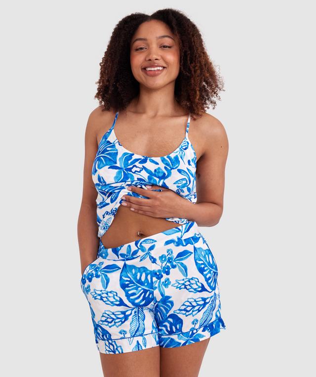 Blue Tropics Short - Cobalt Blue
