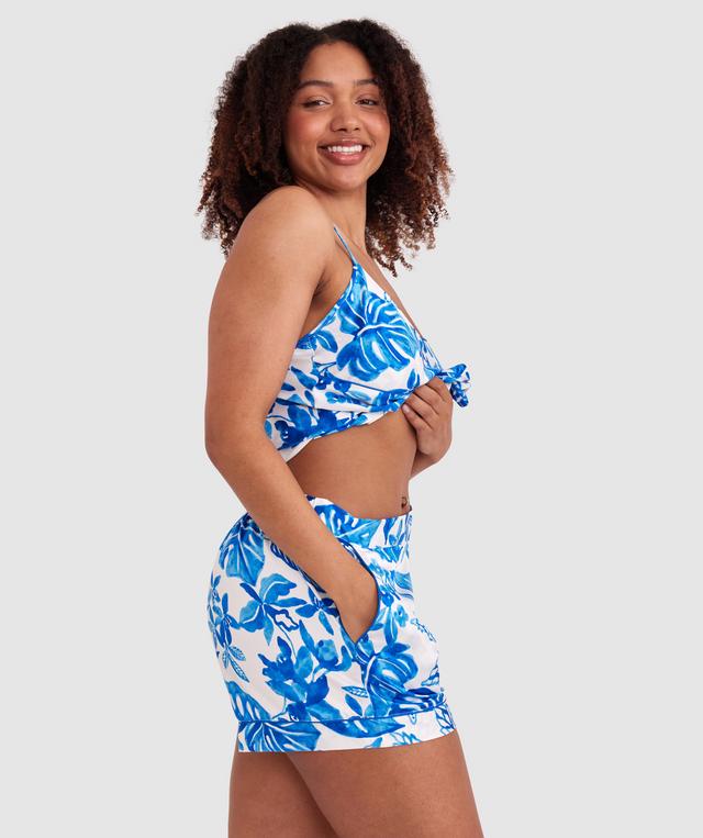 Blue Tropics Short - Cobalt Blue