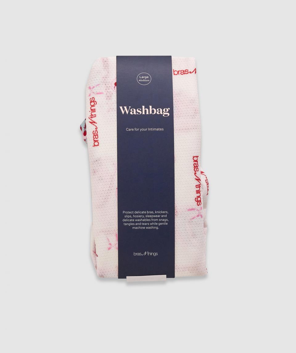 Love At First Bite Large Washbag - Print/Pink