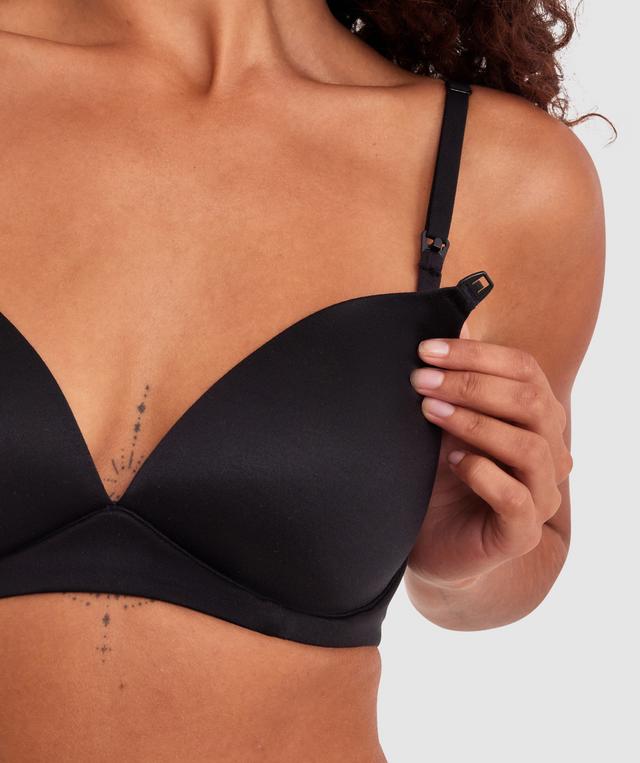 Body Bliss Contour Maternity Wirefree Bra - Black