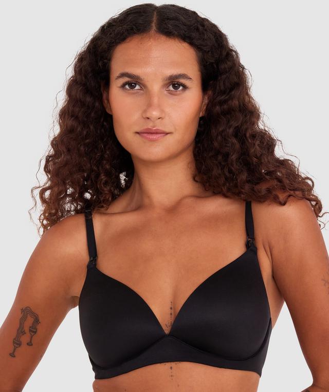 Body Bliss Contour Maternity Wirefree Bra - Black