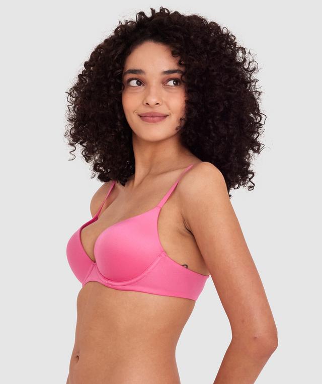 Body Bliss Double Push Up Bra - Rose