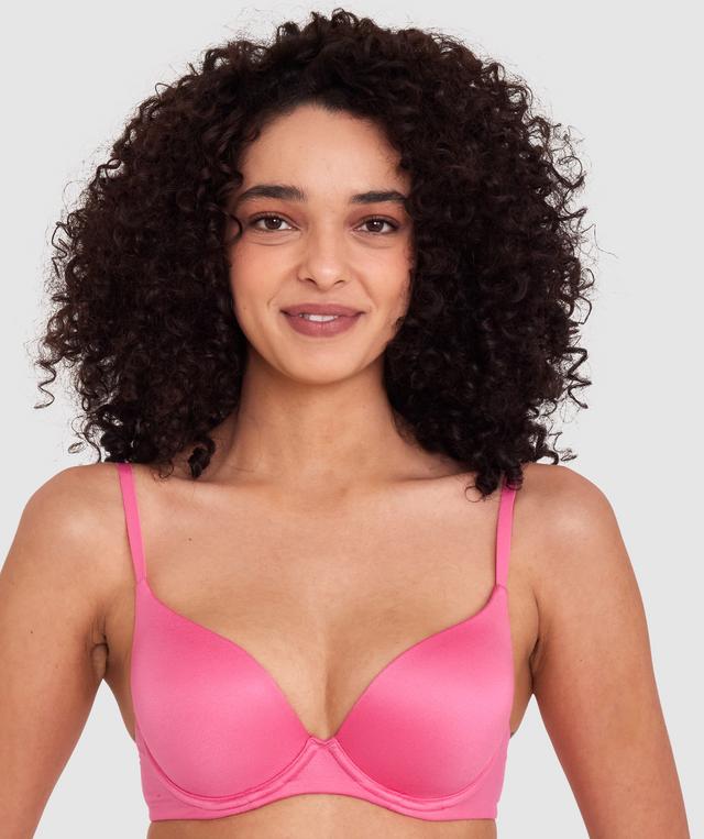 Body Bliss Double Push Up Bra - Rose