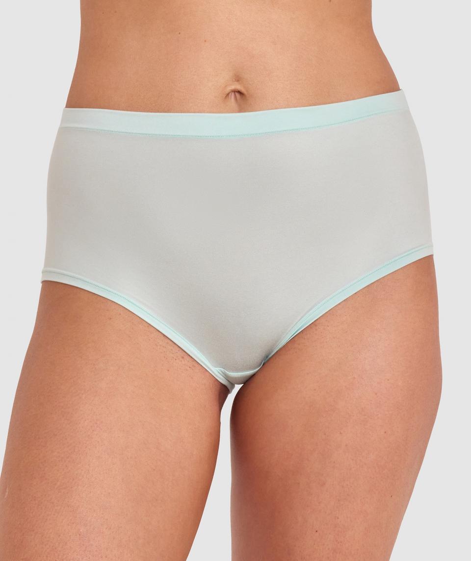 Body Bliss Full Brief - Light Green