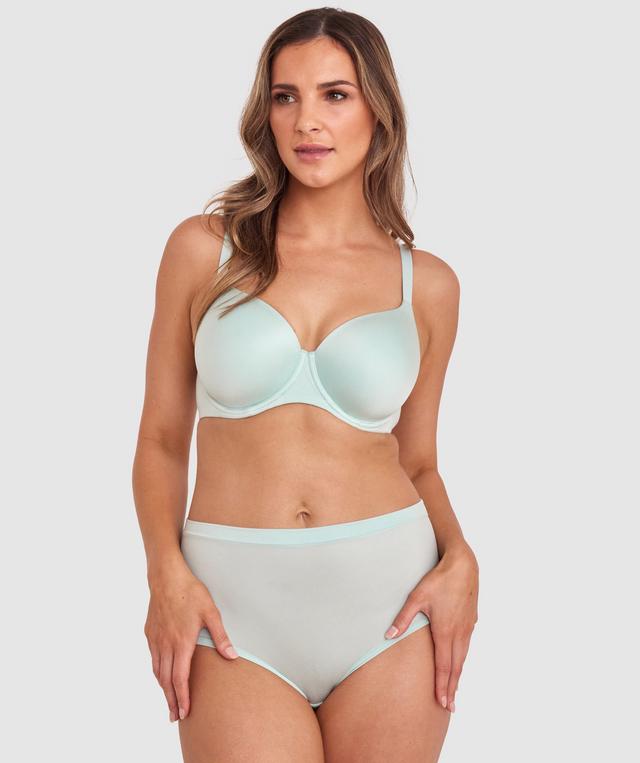 Body Bliss Full Brief - Light Green