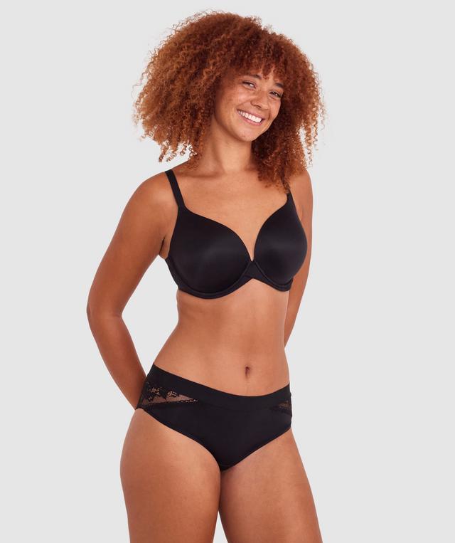 Body Bliss Full Cup Plunge Bra - Black
