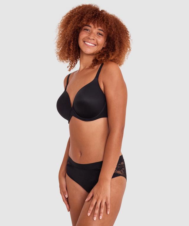 Body Bliss Full Cup Plunge Bra - Black
