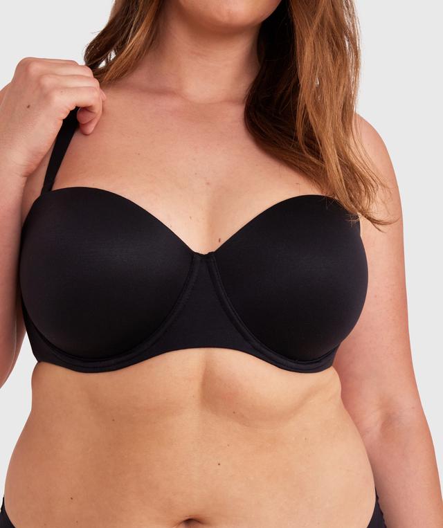 Body Bliss Full Cup Strapless Bra - Black