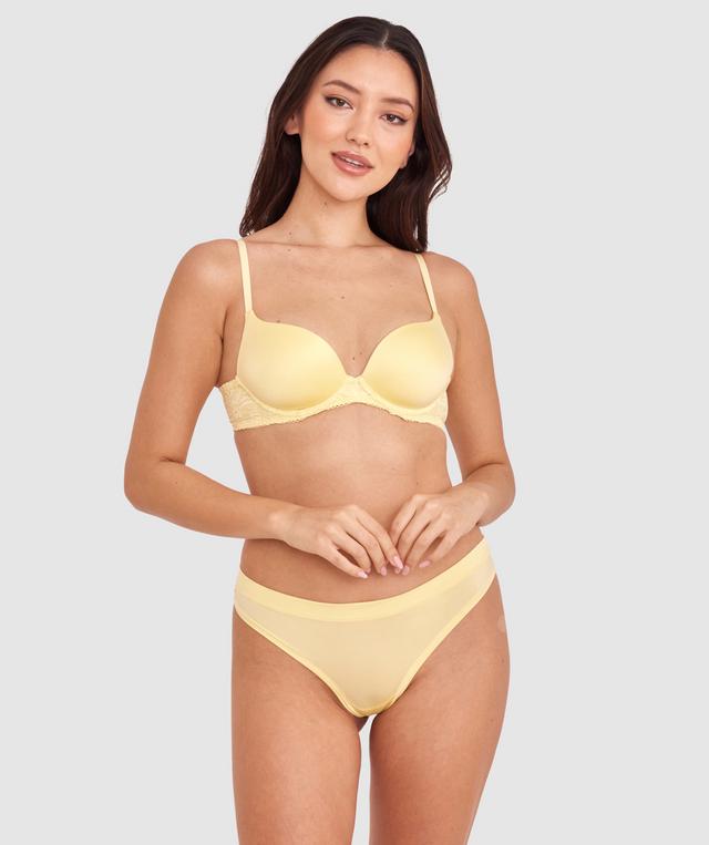 Body Bliss G String - Light Yellow