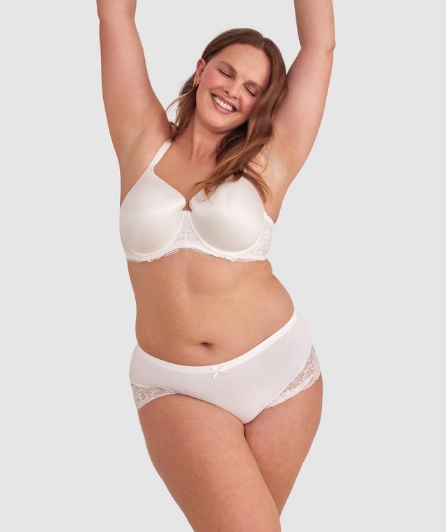 Body Bliss Lace Full Cup Bra - Ivory