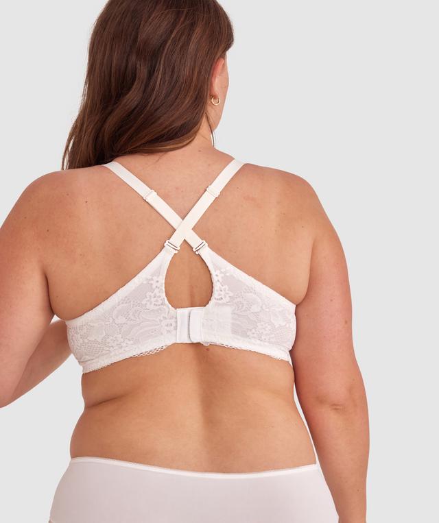 Body Bliss Lace Full Cup Bra - Ivory