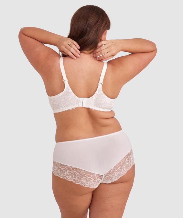 Body Bliss Lace Full Cup Bra - Ivory