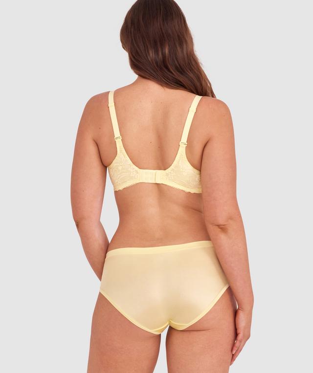 Body Bliss Lace Full Cup Bra - Light Yellow