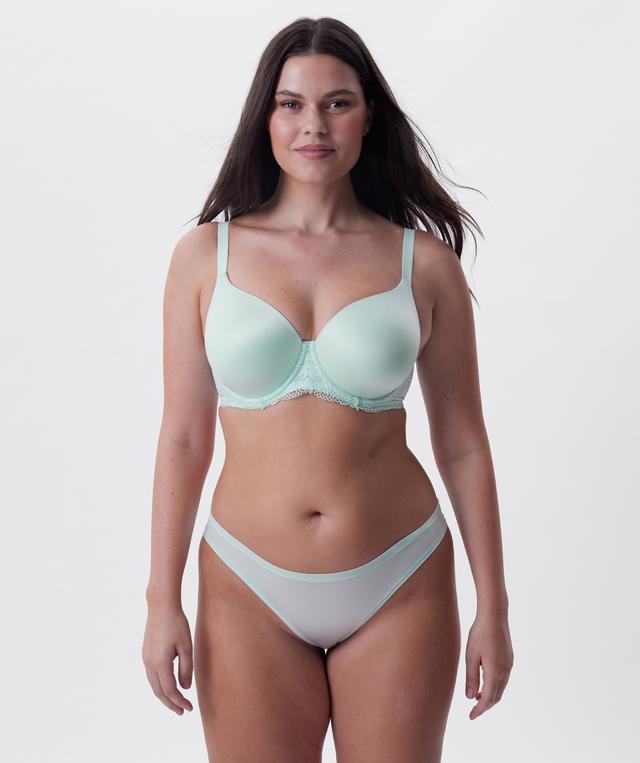 Body Bliss Lace Full Cup Bra - Mint Green