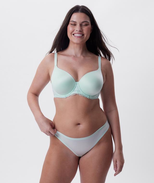 Body Bliss Lace Full Cup Bra - Mint Green