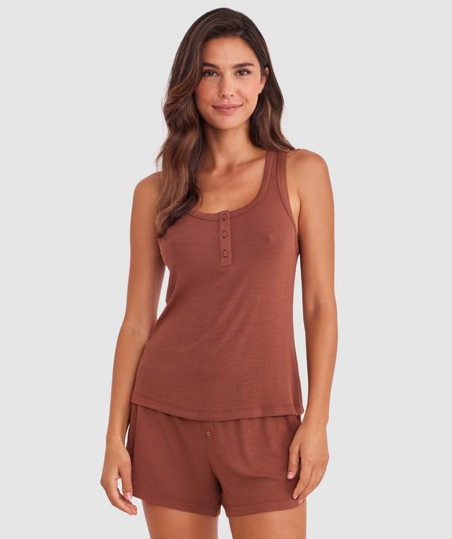 Body Bliss Lounge Cami - Brown