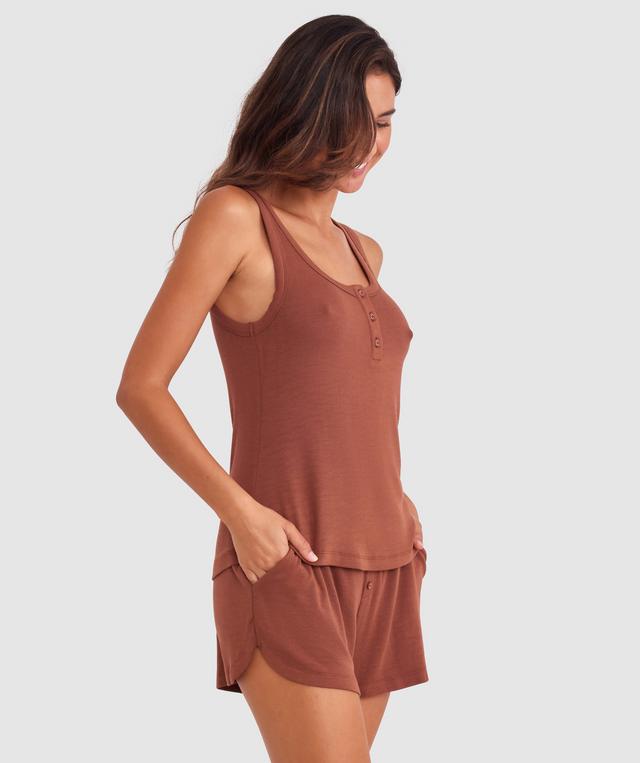 Body Bliss Lounge Cami - Brown