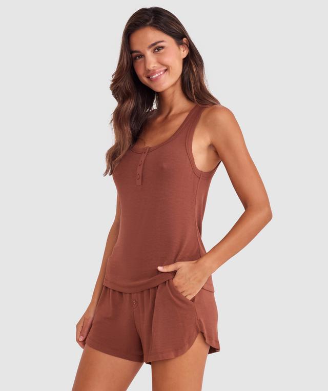 Body Bliss Lounge Cami - Brown
