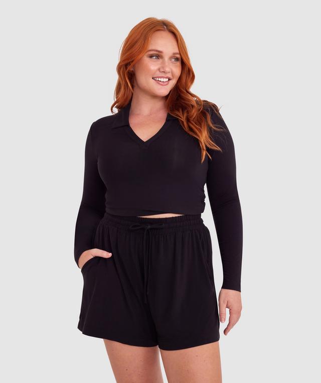Body Bliss Lounge Short - Black