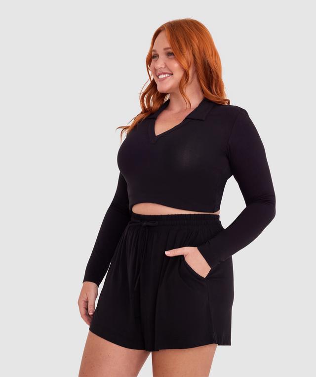 Body Bliss Lounge Short - Black