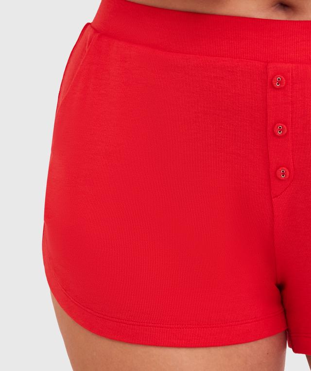 Body Bliss Lounge Short-Light Red