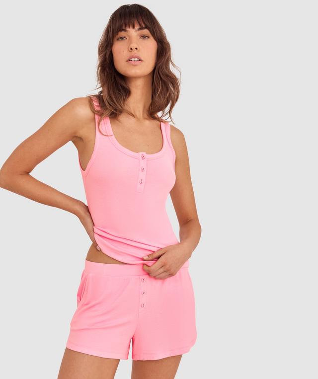 Body Bliss Lounge Short-Pink