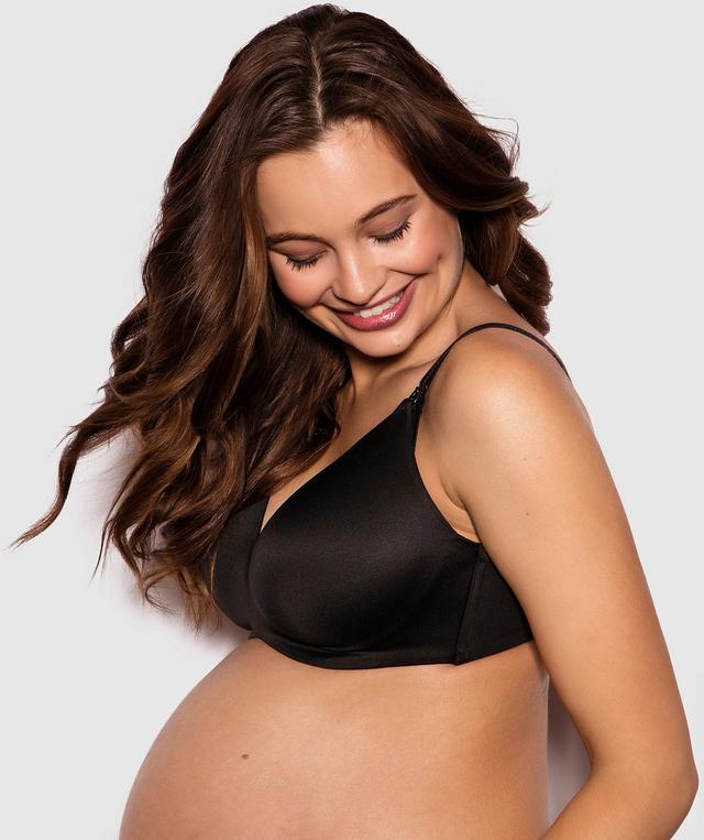 Body Bliss Maternity Wirefree Bra - Black