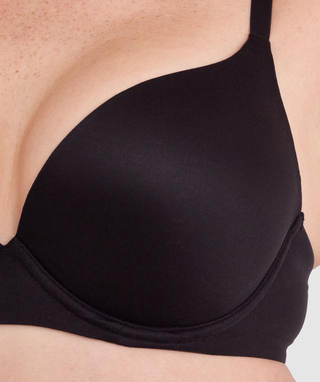 Body Bliss Plunge Double Push Up - Black
