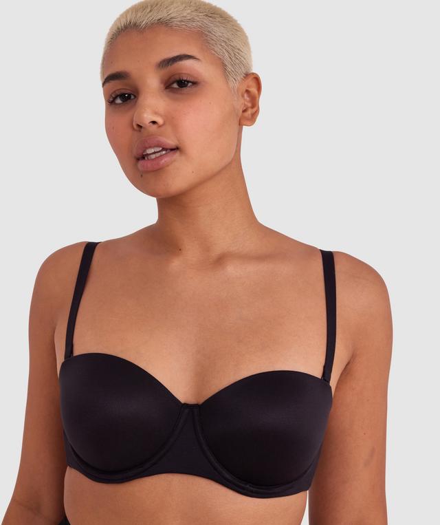 Body Bliss Strapless Contour Bra - Black