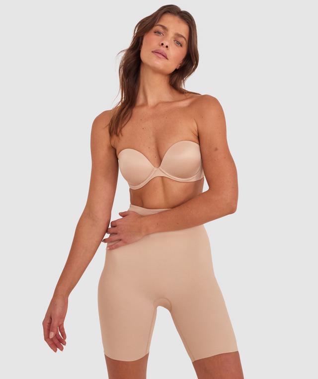 Body Bliss Strapless Push Up Bra - Nude