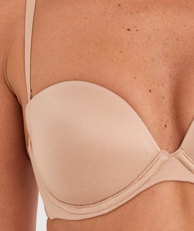 Body Bliss Strapless Push Up Bra - Nude