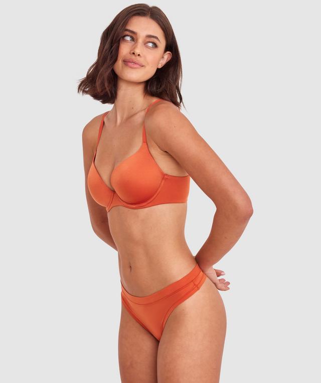 Body Bliss V-String Knicker - Rust