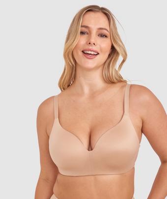 Body Bliss Wirefree Full Cup Bra - Nude (NUDE)