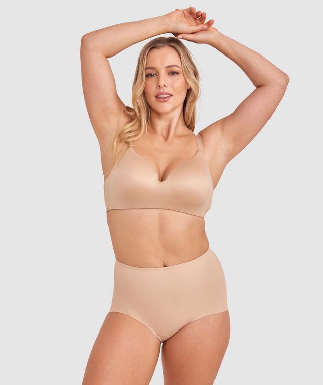 Body Bliss Wirefree Full Cup Bra - Nude