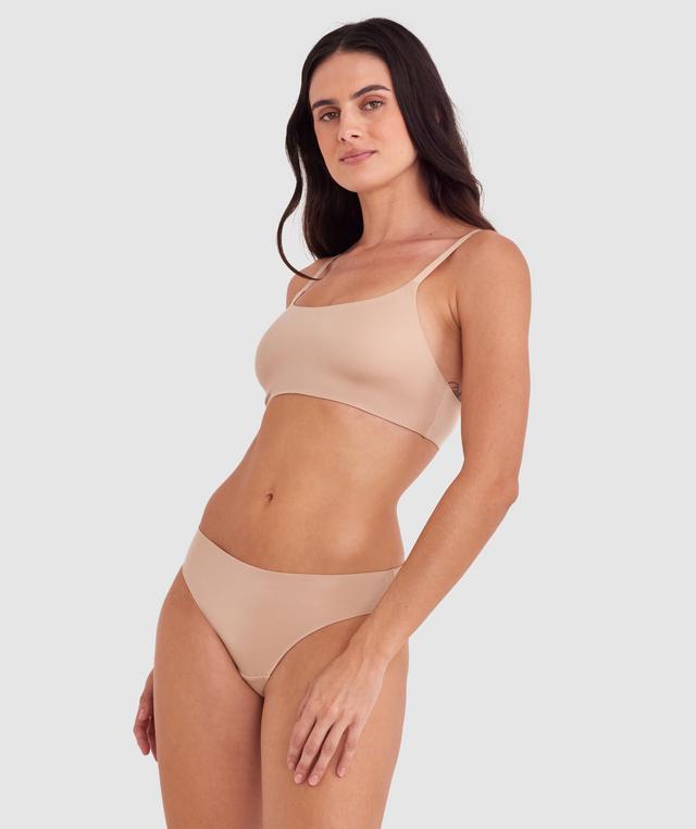 Body Bliss Wirefree Scoop Bra - Nude 2
