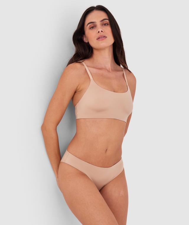 Body Bliss Wirefree Scoop Bra - Nude 2