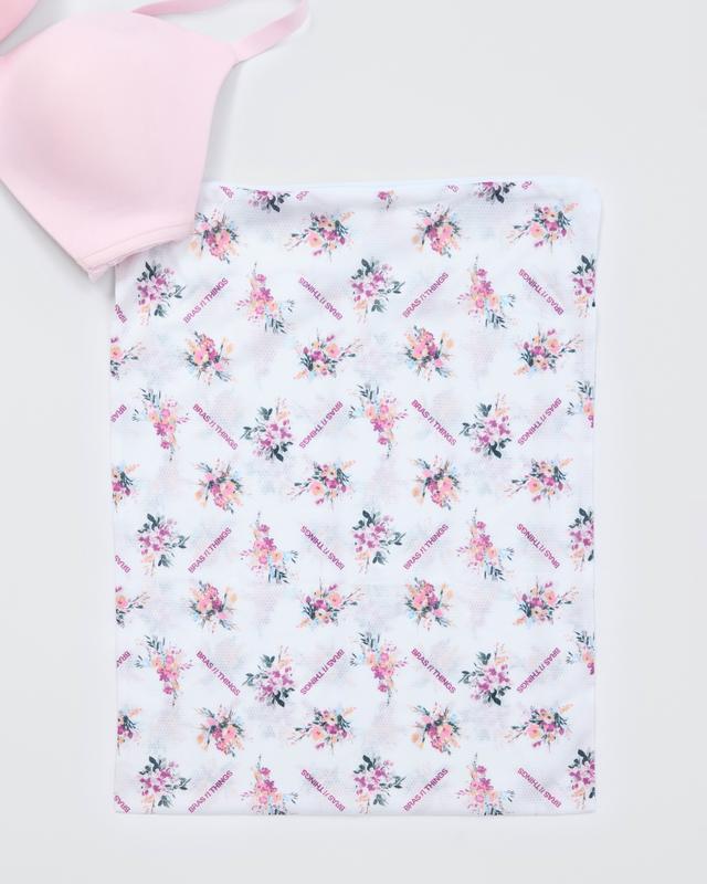 Bouquet Blooms Regular Washbag - Print