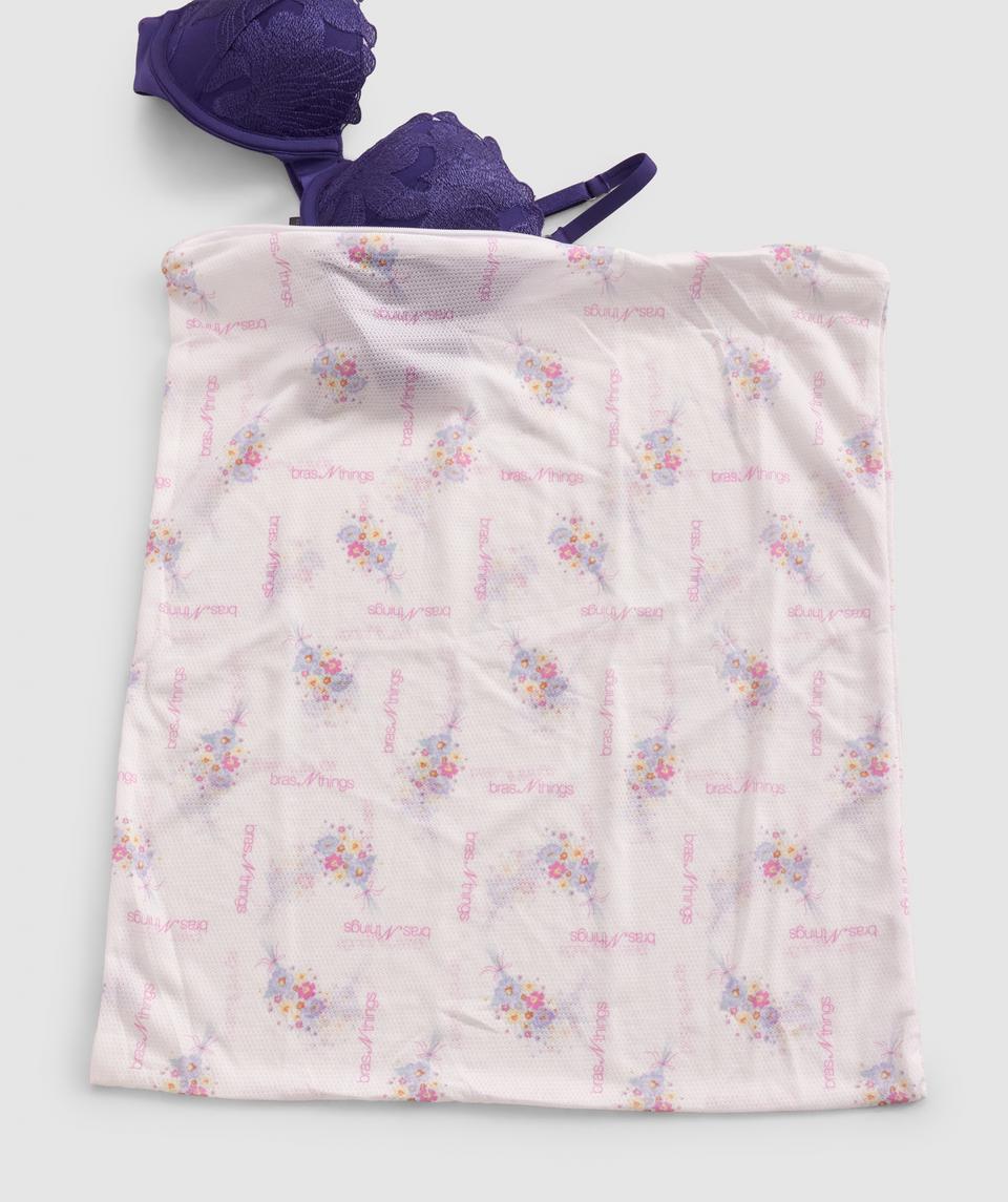 Bouquet Bras Large Washbag - Print Floral