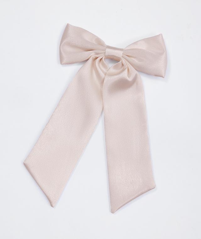 Bow Hair Clip - Ivory
