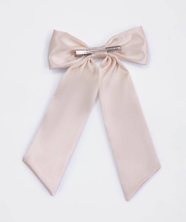 Bow Hair Clip - Ivory