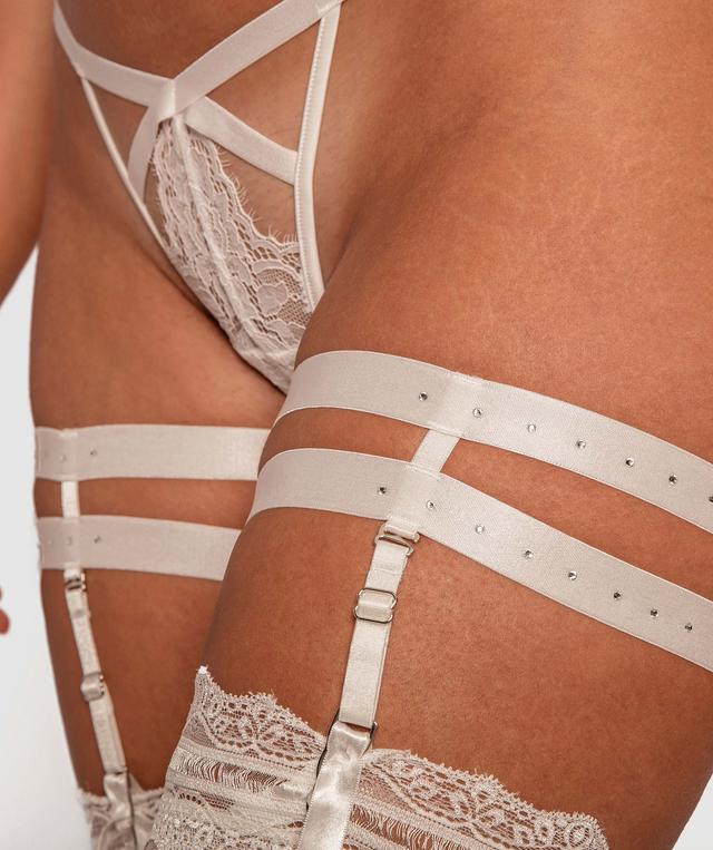 Bridal Elastic Garter - Ivory