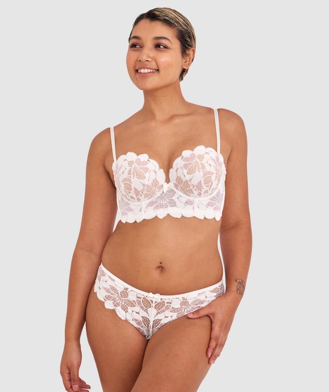 Brooklyn Brazilian Knicker - Ivory