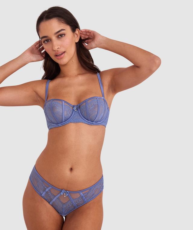 Bryanna Brazilian Knicker - Blue